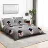 vidaXL Set Copripiumino Grigio 155x220 cm in Cotone - Image 1 of 5