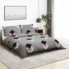 vidaXL Set Copripiumino Grigio 200x220 cm in Cotone - Image 1 of 5