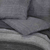 vidaXL Set Copripiumino Grigio Scuro 155x220 cm in Cotone - Image 4 of 5
