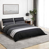vidaXL Set Copripiumino Nero e Bianco 140x200 cm in Cotone - Image 1 of 5