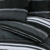vidaXL Set Copripiumino Nero e Bianco 220x240 cm in Cotone - Image 4 of 4
