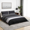 vidaXL Set Copripiumino Nero e Bianco 220x240 cm in Cotone - Image 1 of 4