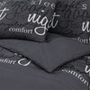 vidaXL Set Copripiumino Nero 260x220 cm in Cotone - Image 4 of 5