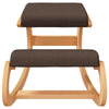 vidaXL Kneeling Chair, Birch Plywood, 55x84x55 cm, Brown - Image 3 of 7
