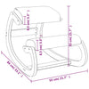 vidaXL Kneeling Chair, Birch Plywood, 55x84x55 cm, Brown - Image 7 of 7