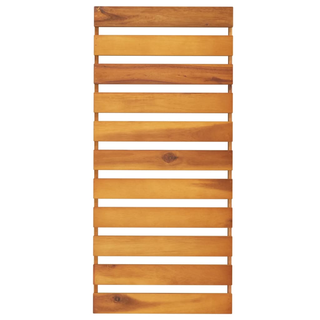 vidaXL Scaffale Pieghevole 3 Ripiani Legno Massello di Acacia 70x31x63 cm Marrone - Image 6 of 11