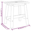 vidaXL Acacia Solid Wood Stool 45x29x45 cm Brown - Image 6 of 6