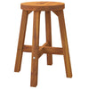 vidaXL Solid Acacia Wood Stool 38x38x45 cm Brown - Image 2 of 5