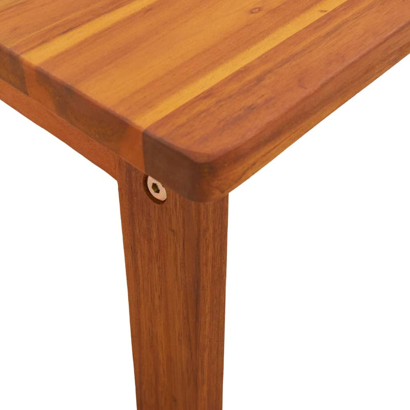 vidaXL Sgabello 38x26x22 cm in Legno Massello di Acacia - Image 6 of 7