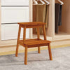 vidaXL 2-Step Stool Solid Acacia Wood 40x38x50 cm Brown - Image 3 of 7