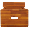 vidaXL 2-Step Stool Solid Acacia Wood 40x38x50 cm Brown - Image 5 of 7