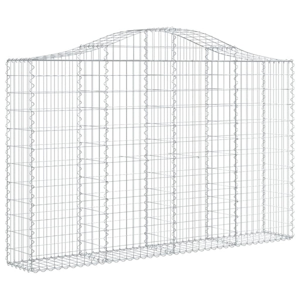 Cesto Gabbione ad Arco 200x30x120/140 cm Ferro Zincato - immagine 2 | SolPatio