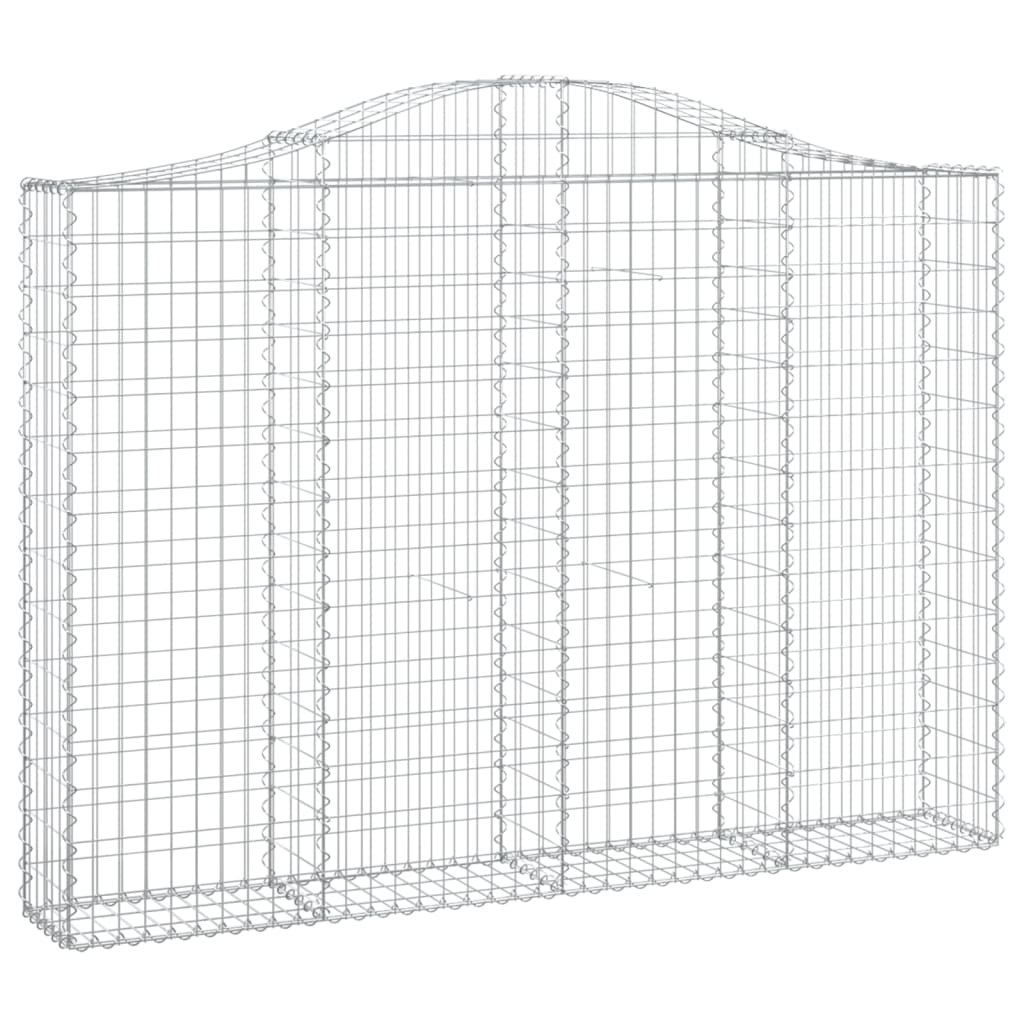 Cesto Gabbione ad Arco 200×30×140/160 cm Ferro Zincato - Image 2 of 4