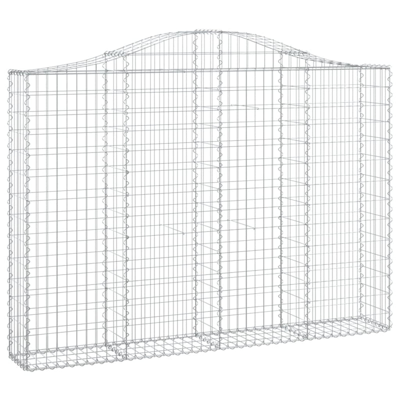Cesto Gabbione ad Arco 200×30×140/160 cm Ferro Zincato - Image 2 of 4