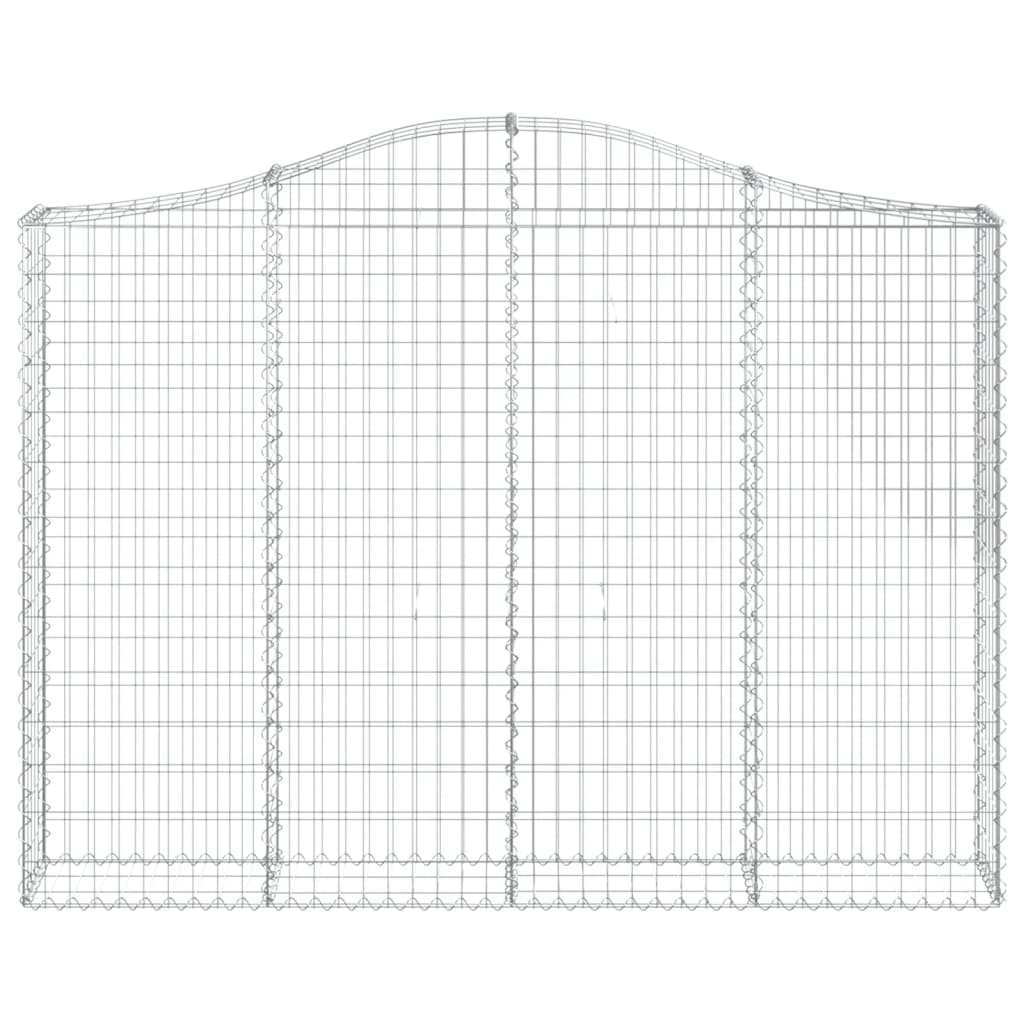 Cesto Gabbione ad Arco 200×30×140/160 cm Ferro Zincato - Image 3 of 4