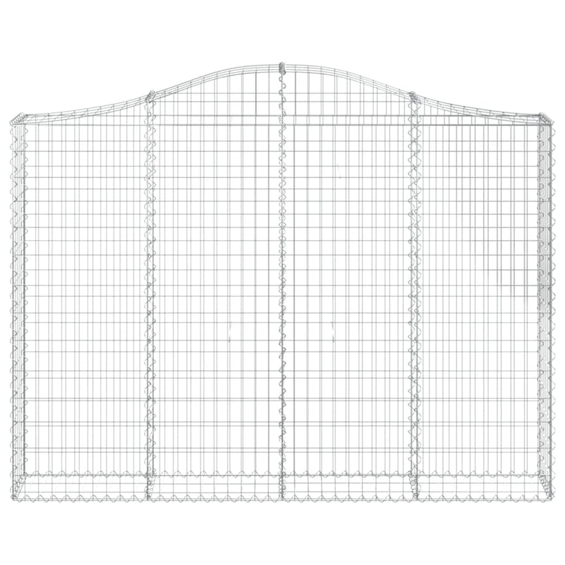 Cesto Gabbione ad Arco 200×30×140/160 cm Ferro Zincato - Image 3 of 4