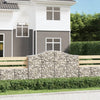 vidaXL Cesto Gabbione ad Arco 200x50x120/140 cm Ferro Zincato - Image 1 of 4
