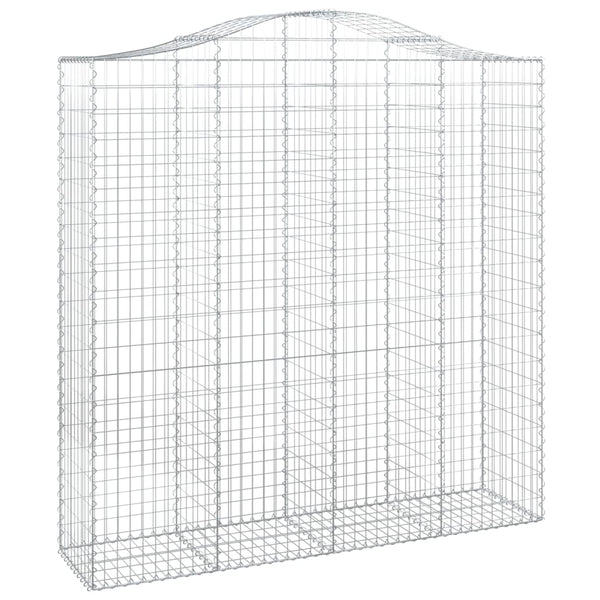 Cesto Gabbione ad Arco 200x50x200/220 cm Ferro Zincato - immagine 2 | SolPatio