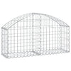 Cesto Gabbione ad Arco in Ferro Zincato 100×30×40/60 cm Argento - Image 2 of 4