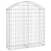 Cesto Gabbione ad Arco in Ferro Zincato 100×30×100/120 cm Argento - Image 2 of 4