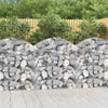 vidaXL Cesto Gabbione ad Arco 100x30x100/120 cm Ferro Zincato - Image 1 of 4