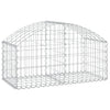 vidaXL Cesto Gabbione ad Arco 100x50x40/60 cm Ferro Zincato - Image 2 of 4