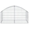 vidaXL Cesto Gabbione ad Arco 100x50x40/60 cm Ferro Zincato - Image 3 of 4