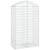 vidaXL Cesto Gabbione ad Arco 100x50x160/180 cm Ferro Zincato - Image 2 of 4