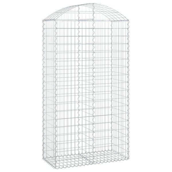 Cesto Gabbione ad Arco 100x50x180/200 cm Ferro Zincato - immagine 2 | SolPatio