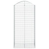 vidaXL Cesto Gabbione ad Arco 100x50x200/220 cm Ferro Zincato - Image 3 of 4