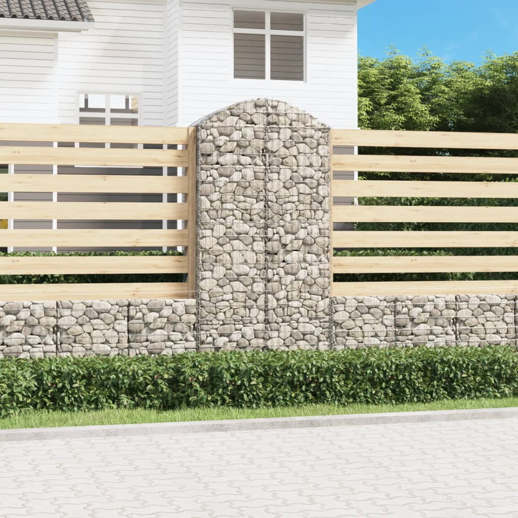 Cesto Gabbione ad Arco 100×50×200/220 cm Ferro Zincato - Image 1 of 4