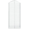 vidaXL Cesto Gabbione ad Arco 100x50x220/240 cm Ferro Zincato - Image 3 of 4