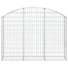 vidaXL Cesto Gabbione ad Arco 150x50x100/120 cm Ferro Zincato - Image 18 of 24