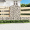 vidaXL Cesto Gabbione ad Arco 150x30x220/240 cm Ferro Zincato - Image 1 of 4