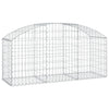 vidaXL Cesto Gabbione ad Arco 150x50x60/80 cm Ferro Zincato - Image 2 of 4