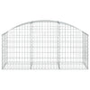 vidaXL Cesto Gabbione ad Arco 150x50x60/80 cm Ferro Zincato - Image 3 of 4