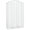 vidaXL Cesto Gabbione ad Arco 150x50x220/240 cm Ferro Zincato - Image 2 of 4