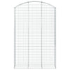 vidaXL Cesto Gabbione ad Arco 150x50x220/240 cm Ferro Zincato - Image 3 of 4