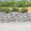 Cesto Gabbione ad Arco in Ferro Zincato 200×30×100/120 cm Argento - Image 1 of 4