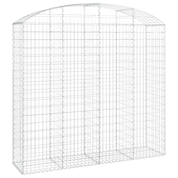 Cesto Gabbione ad Arco 200x50x180/200 cm Ferro Zincato - immagine 2 | SolPatio