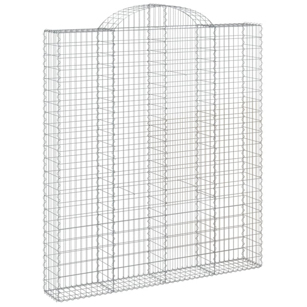 Cesto Gabbione ad Arco 200x30x220/240 cm Ferro Zincato - immagine 2 | SolPatio