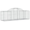 vidaXL Cesto Gabbione ad Arco 200x50x60/80 cm Ferro Zincato - Image 2 of 4