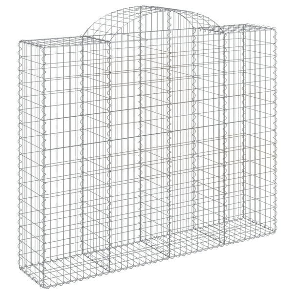 Cesto Gabbione ad Arco 200x50x160/180 cm Ferro Zincato - immagine 2 | SolPatio