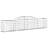 vidaXL Cesto Gabbione ad Arco 300x30x60/80 cm Ferro Zincato - Image 2 of 4