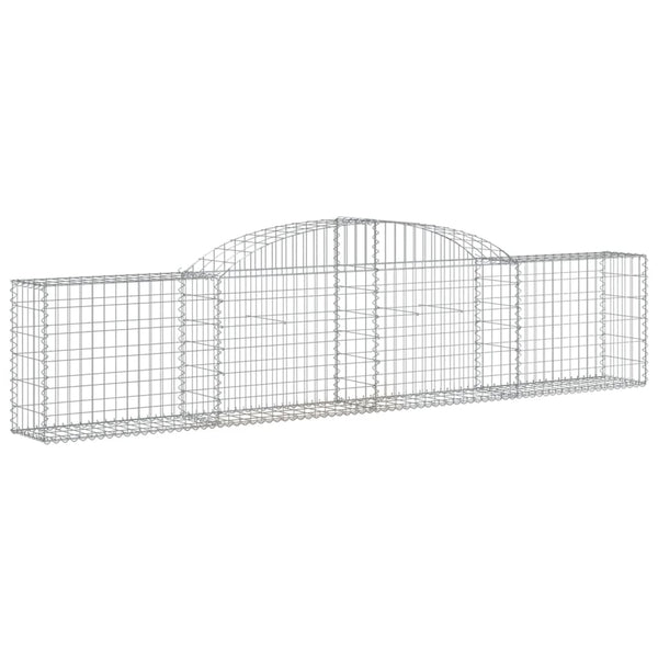 Cesto Gabbione ad Arco 300x30x60/80 cm Ferro Zincato - immagine 2 | SolPatio