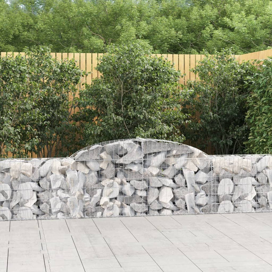 Cesto Gabbione ad Arco 300x30x60/80 cm Ferro Zincato - immagine 1 | SolPatio