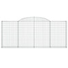 vidaXL Cesto Gabbione ad Arco 300x30x120/140 cm Ferro Zincato - Image 3 of 4