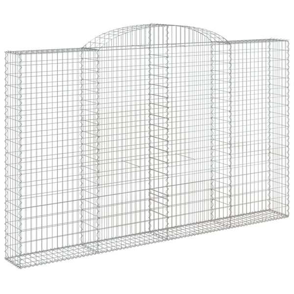 Cesto Gabbione ad Arco 300x30x180/200 cm Ferro Zincato - immagine 2 | SolPatio