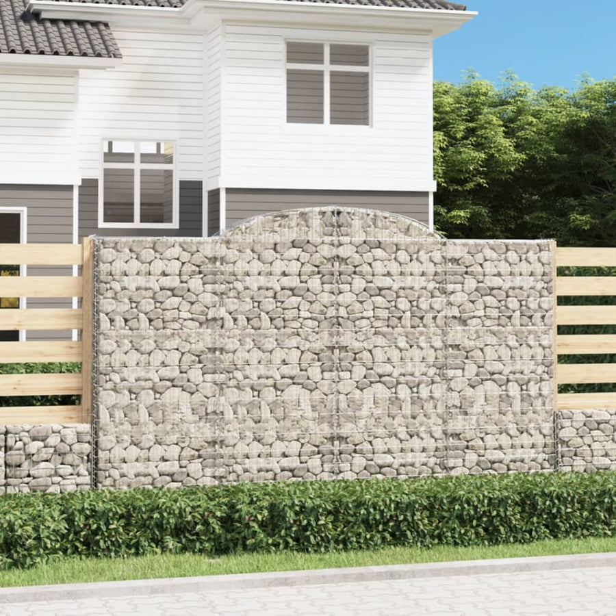 Cesto Gabbione ad Arco 300x30x180/200 cm Ferro Zincato - immagine 1 | SolPatio
