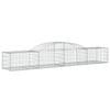 Cesto Gabbione ad Arco in Ferro Zincato 300×50×40/60 cm Argento - Image 2 of 4